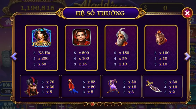 Bí Quyết Quay Nổ Hũ Aladin Slots Tại 789Club Nhận Thưởng Từ Thần Đèn
