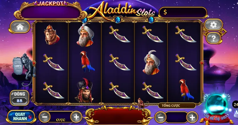 Bí Quyết Quay Nổ Hũ Aladin Slots Tại 789Club Nhận Thưởng Từ Thần Đèn