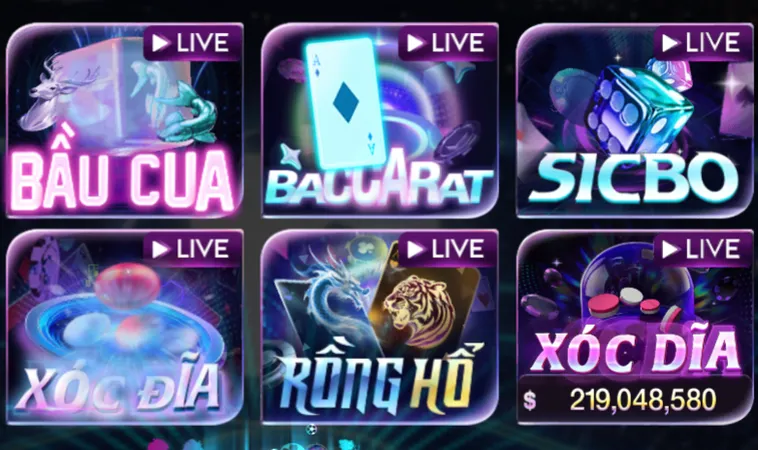LiveStream Casino 789Club Trải Nghiệm Sòng Bài Trực Tiếp Đẳng Cấp Quốc Tế