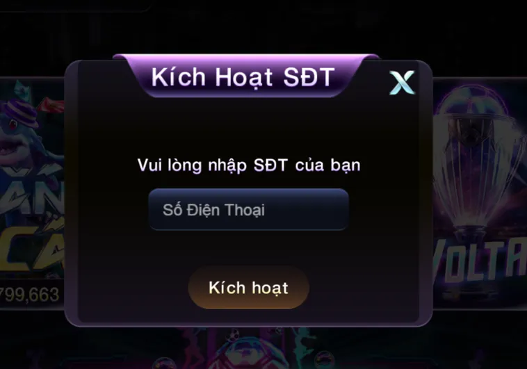 Nhanh chóng kích hoạt SĐT để nhận ngay gói quà tân thủ.