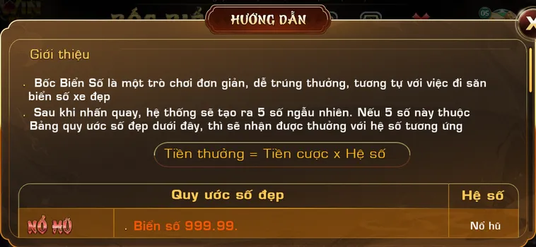 Minigame Bốc biển tại 789Club Săn Biển Số Đẹp Và Quà Tặng Tài Lộc