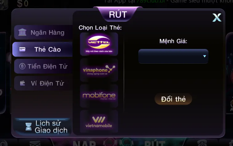 Hướng dẫn rút tiền qua thẻ cào nhanh chóng an toàn tiện lợi.