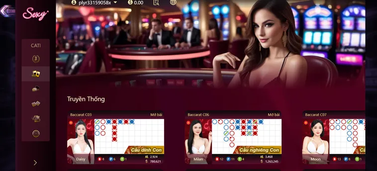 Sexy Gaming Live Tại 789Club Sảnh Cược Nóng Bỏng Và Đẳng Cấp Năm 2026