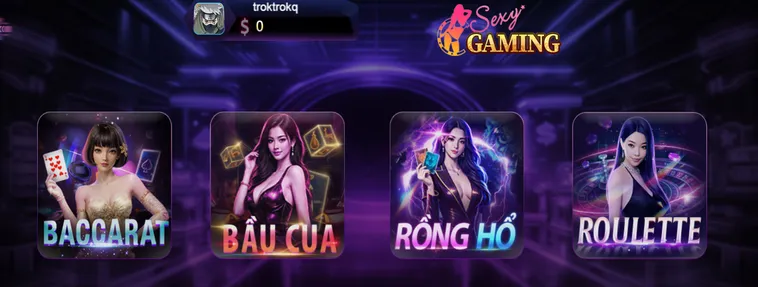 Sexy Gaming Live Tại 789Club Sảnh Cược Nóng Bỏng Và Đẳng Cấp Năm 2026