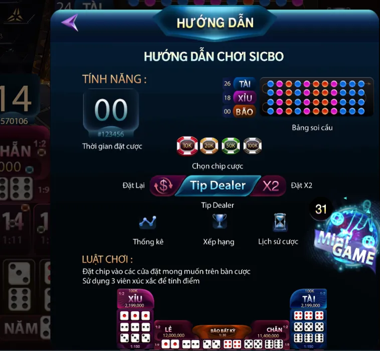 Sicbo Casino Tại 789Club Đỉnh Cao Tài Xỉu Xí Ngầu Nhận Thưởng Khủng Năm 2026