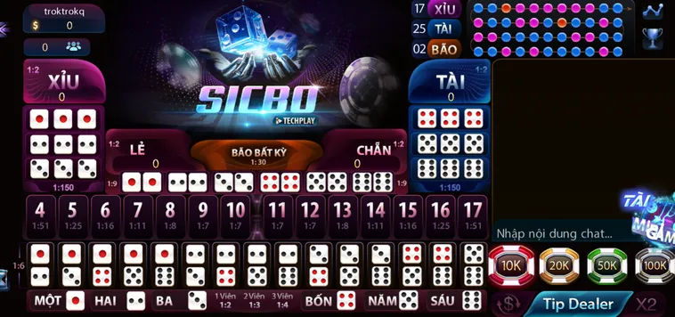 Sicbo Casino Tại 789Club Đỉnh Cao Tài Xỉu Xí Ngầu Nhận Thưởng Khủng Năm 2026